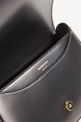 Sac bandoulière en cuir Claudine - Noir