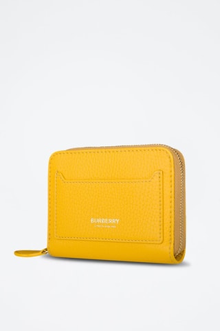 Portefeuille en cuir Marigold - Jaune