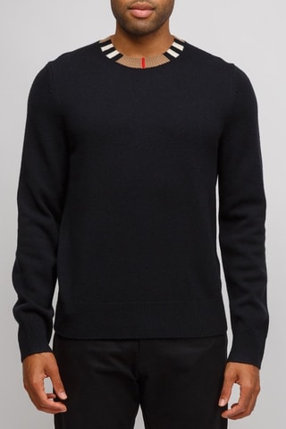 Pull en laine et cachemire Noland Black - Noir