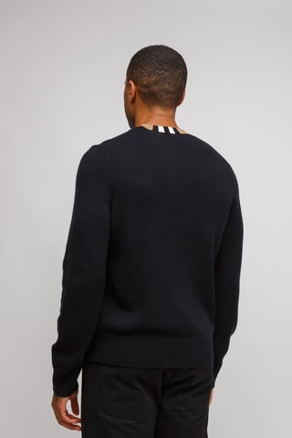 Pull en laine et cachemire Noland Black - Noir