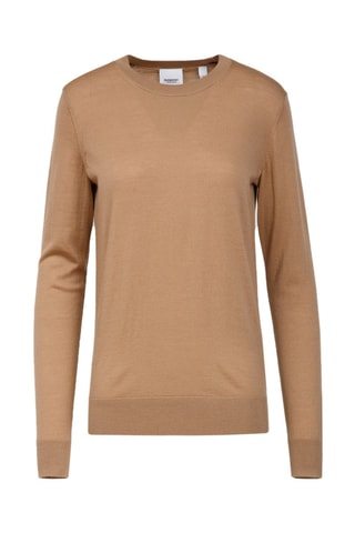 Pull en laine mérinos Lea - Camel