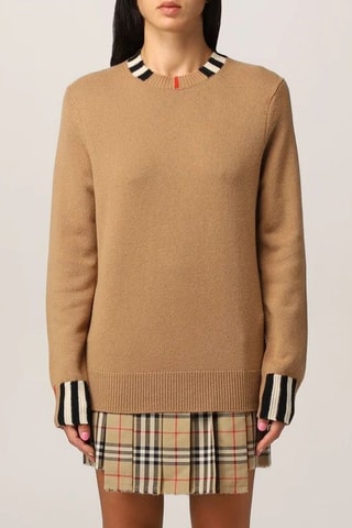 Pull en laine et en cachemire Eyre - Archive beige