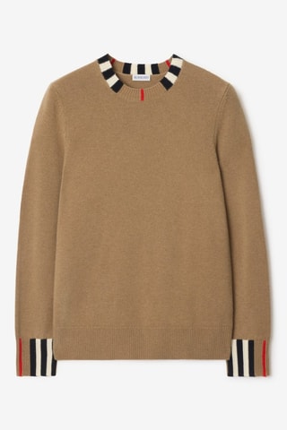 Pull en laine et en cachemire Eyre - Archive beige