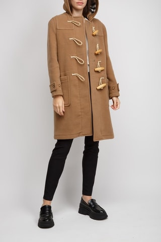 Manteau en laine Belfield Brown - Marron