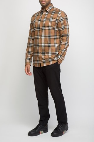 Chemise Shefford Check - Marron clair