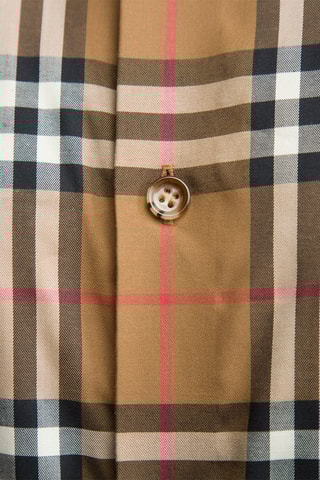 Chemise Shefford Check - Marron clair