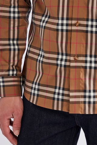 Chemise Shefford Ls Chk - Marron