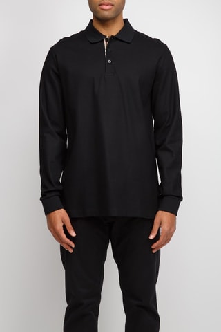 Polo en coton Hartford - Noir