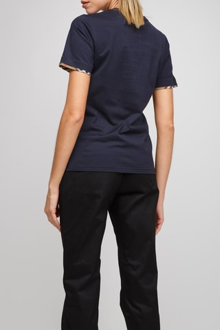 T-shirt en coton Jwear - Bleu marine noir