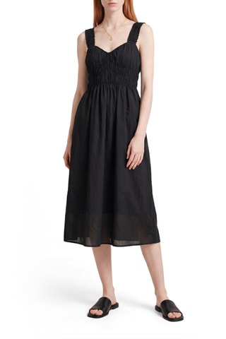 Robe midi sans manches Delilah - Noir