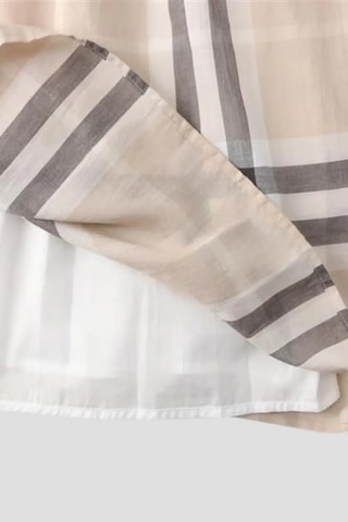 Robe midi sans manches Delilah Chk - Beige