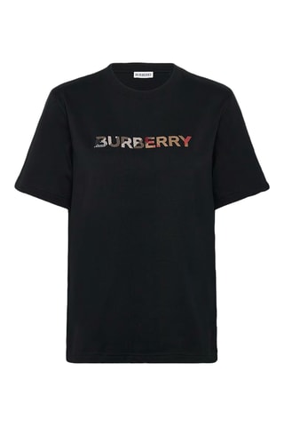 T-shirt Maud Emb - Noir