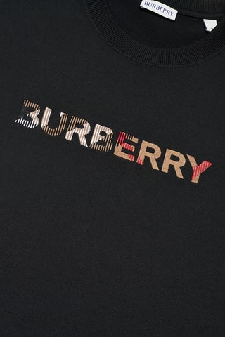 T-shirt Maud Emb - Noir