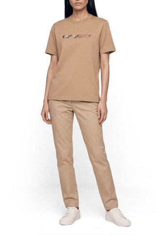 T-shirt Maud Emb - Beige