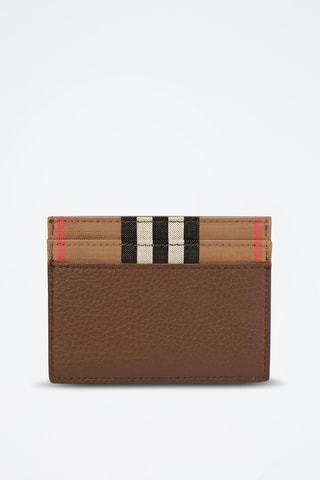 Porte-cartes en cuir Ls Sandon Lgl - Marron