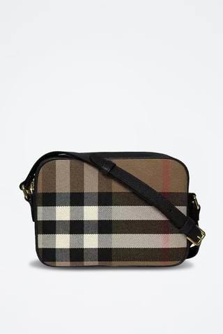 Sac bandoulière en cuir Ll Sm Camera Mx Ghb - Noir