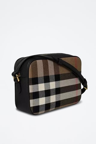 Sac bandoulière en cuir Ll Sm Camera Mx Ghb - Noir