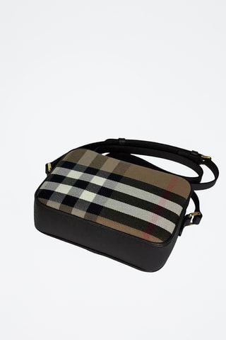 Sac bandoulière en cuir Ll Sm Camera Mx Ghb - Noir