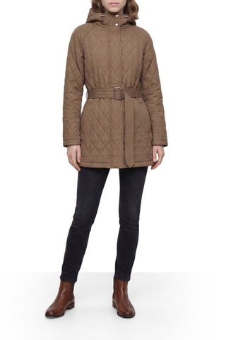 Manteau à capuche Hemingfield - Camel