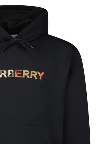 Sweat à capuche Farley Emb - Noir