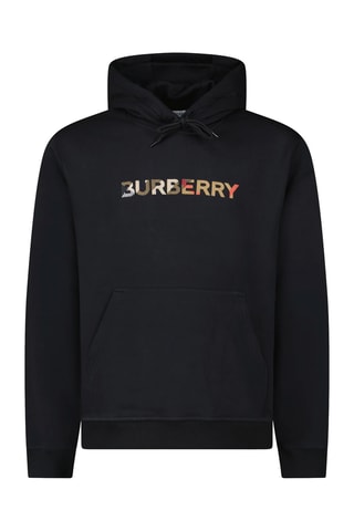 Sweat à capuche Farley Emb - Noir