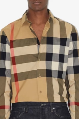 Chemise Claverdon Ls Chk Exc - Taupe et marron