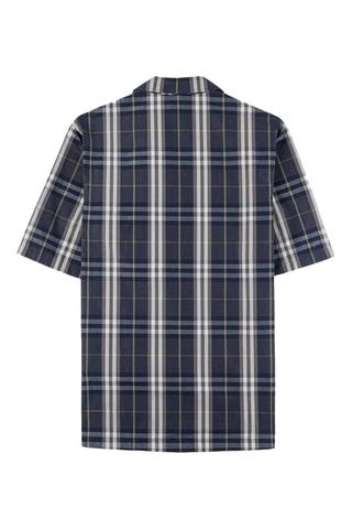 Chemise Elio Chk - Bleu