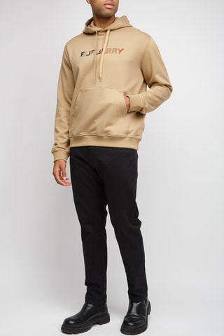 Sweat en coton à capuche - Archive beige