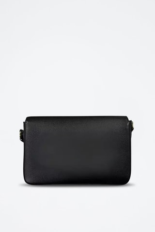 Sac bandoulière en cuir Made in Rou - Marron et noir