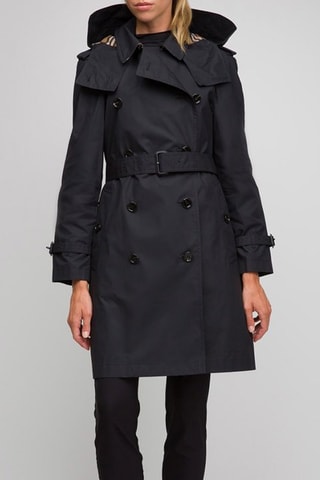 Trench à capuche Amberford - Noir