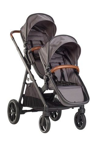 Passeggino doppio Twinner e accessori - Grigio
