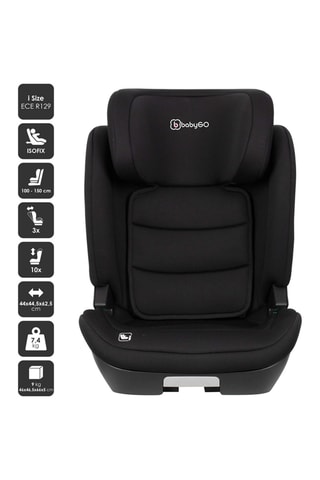 Seggiolino auto Motion Isize Isofix - Nero e grigio