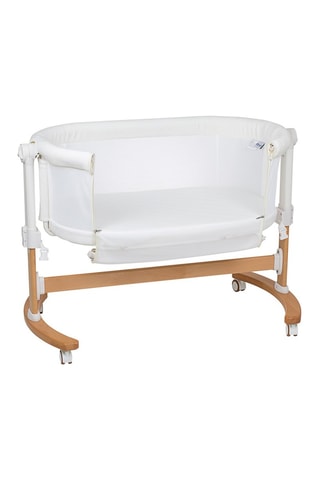Culla fianco letto - Beige e bianco
