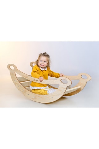 Dondolo Woodland in legno - Da 1 anno