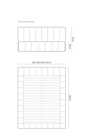 Lit-coffre avec sommier Ludivine - Beige - Toucher velours