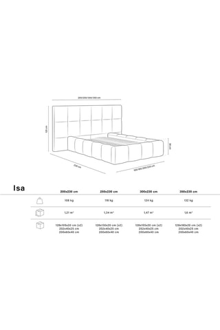 Lit-coffre avec sommier Isa - Bleu roi - Toucher velours