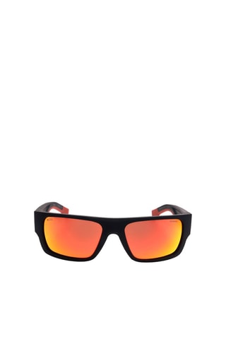 Lunettes de soleil polarisées homme - Catégorie 3 - Hugo Boss - Noir, rouge et orange