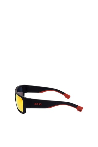 Lunettes de soleil polarisées homme - Catégorie 3 - Hugo Boss - Noir, rouge et orange