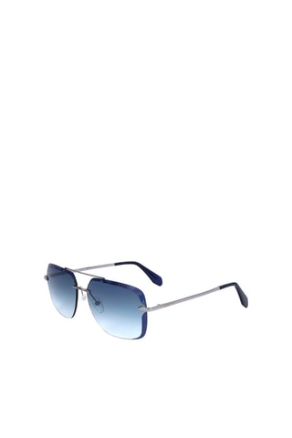Lunettes de soleil homme - Catégorie 2 - Adidas Original - Bleu, rose et argenté