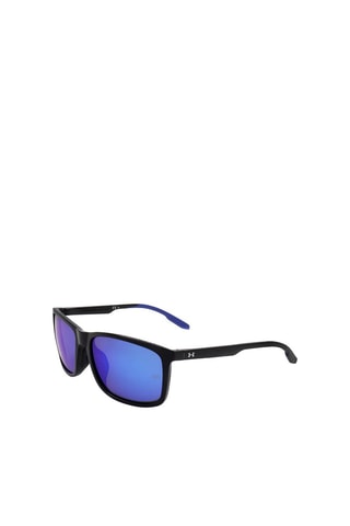 Lunettes de soleil homme - Verres effet miroir - Catégorie 3 - Under Armour - Bleu et noir