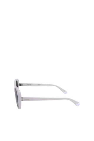 Lunettes de soleil polarisées femme - Catégorie 3 - Polaroid - Blanc et marron
