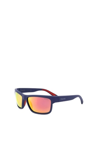Lunettes de soleil polarisées homme - Verres effet miroir - Catégorie 3 - Polaroid - Noir