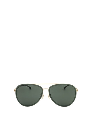Lunettes de soleil homme - Catégorie 3 - Hugo Boss - Vert et doré