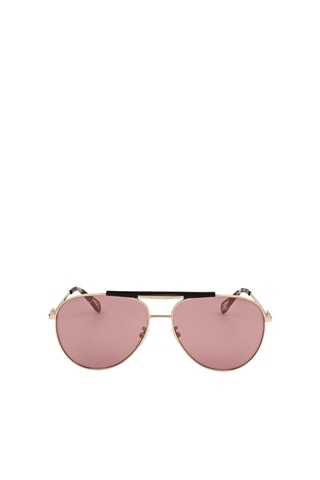 Lunettes de soleil homme - Catégorie 2 - Zadig & Voltaire - Rouge, rose et doré