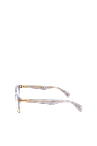 Lunettes de vue femme - Rag & Bone - Beige et bleu