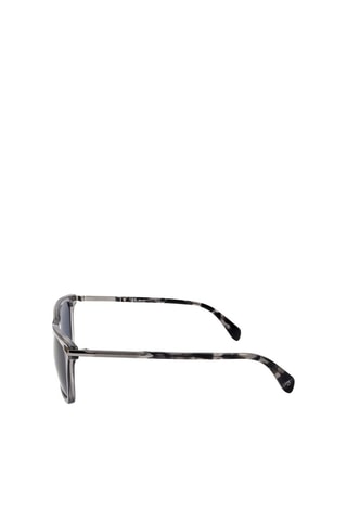 Lunettes de soleil homme - Catégorie 3 - Rag & Bone - Noir, bleu, argenté et gris