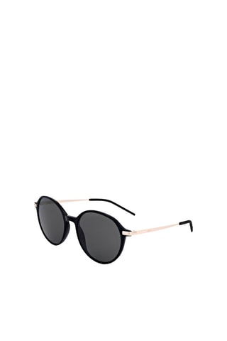 Lunettes de soleil femme - Catégorie 3 - Hugo Boss - Noir, doré et gris