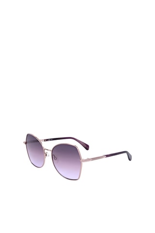 Lunettes de soleil femme - Catégorie 2 - Rag & Bone - Rouge et doré