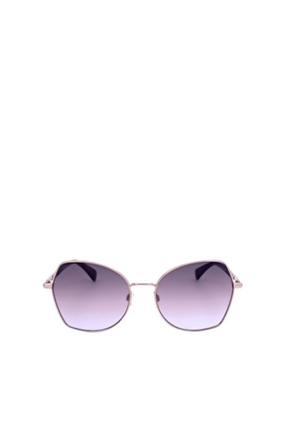 Lunettes de soleil femme - Catégorie 2 - Rag & Bone - Rouge et doré