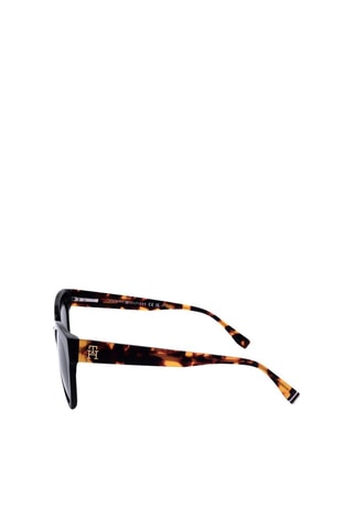 Lunettes de soleil femme - Catégorie 3 - Tommy Hilfiger - Noir et marron